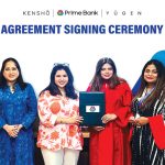 প্রাইম ব্যাংক এবং কেনসো, ইউজেন ঢাকা এবং ইউজেন ওয়াটারফ্রন্টের মধ্যে চুক্তি