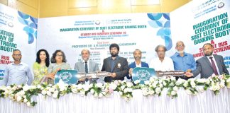 শাবিপ্রবিতে পূবালী ব্যাংকের ২টি বাস উপহার