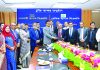 সোনালী ব্যাংকের সঙ্গে বেসিক ব্যাংকের চুক্তি স্বাক্ষর