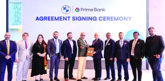 প্রাইম ব্যাংক ও এক্সিকিউটিভ মোটরসের চুক্তি স্বাক্ষর
