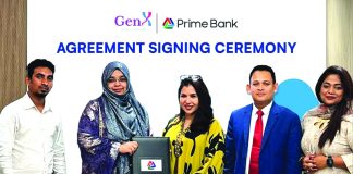 প্রাইম ব্যাংক এবং জেনএক্স হেলথের মধ্যে চুক্তি স্বাক্ষর